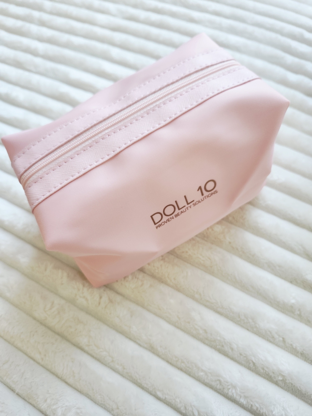 Doll 10 Cosmetic Bag in Blush Pink